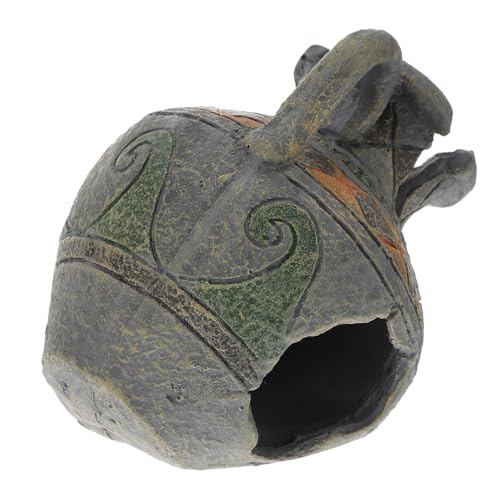 FONDOTIN Aquarium Ornament Vase Versteck aus Harz Langlebig Sicher für Süß und als Fisch und Garnelenhöhle zur Aquarienlandschaft Gestaltung FONDOTIN Aquarium Ornament Vase Versteck aus Harz Langlebig Sicher für Süß und als Fisch und Garnelenhöhle zur Aquarienlandschaft Gestaltung von FONDOTIN