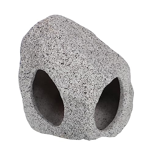 FONDOTIN Aquarium Tontopf wohnungseinrichtung Home Decoration Fish Tank Landscaping Dekorationen für Aquarien Fischtankdekor Garnelen verstecktes Aquarium Schmuck Ton Light Grey von FONDOTIN