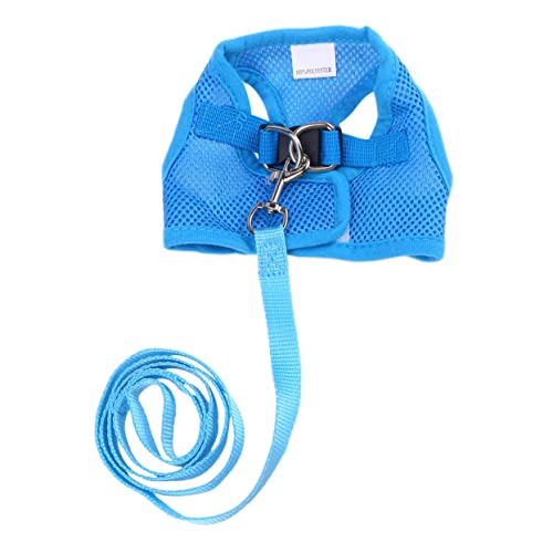 FONDOTIN Verbesserte Hundegeschirr Weste Leine Mesh Haustier Weste Bequeme Passform blau Größe XL für Hunde FONDOTIN Verbesserte Hundegeschirr Weste Leine Mesh Haustier Weste Bequeme Passform blau Größe XL für Hunde von FONDOTIN