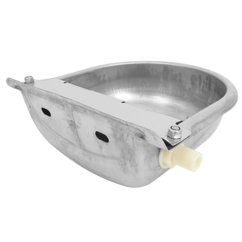 FONDOTIN Automatischer Trinkbrunnen automatischer wasserspender Vorratstankpool Außenwassernapf für Hunde Viehtränke Spender für Wassernapf für Hunde Viehfutter Rostfreier Stahl Silver FONDOTIN Automatischer Trinkbrunnen automatischer wasserspender Vorratstankpool Außenwassernapf für Hunde Viehtränke Spender für Wassernapf für Hunde Viehfutter Rostfreier Stahl Silver von FONDOTIN