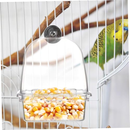 FONDOTIN Automatischer Vogelfutterspender Futterautomat für Kleine Vögel und Papageien Langlebiger Futterbehälter mit Aufhängung Leicht zu Reinigen Praktisches Vogelzubehör für Käfige und FONDOTIN Automatischer Vogelfutterspender Futterautomat für Kleine Vögel und Papageien Langlebiger Futterbehälter mit Aufhängung Leicht zu Reinigen Praktisches Vogelzubehör für Käfige und von FONDOTIN