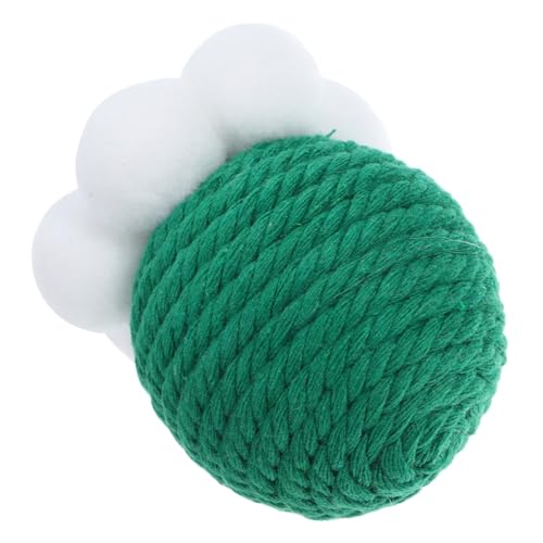 FONDOTIN Bälle Für Katzenboden Katzenminze Katzenspielzeug Kauen Das Drinnen Katzenspielzeug Für Wohnungskatzen Katzenminze-Ball Ball Für Gras Green Baumwollseil FONDOTIN Bälle Für Katzenboden Katzenminze Katzenspielzeug Kauen Das Drinnen Katzenspielzeug Für Wohnungskatzen Katzenminze-Ball Ball Für Gras Green Baumwollseil von FONDOTIN