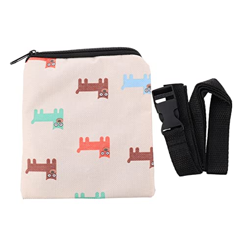 FONDOTIN Bauchtasche für Hundetraining Gürtelsnack Haustierkleidung hundefutterbeutel hundezubehör Leckerlibeutel für das Hundetraining Tasche für Haustiertrainer Stoff (Polyester) Beige von FONDOTIN