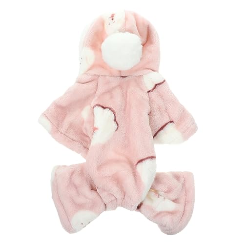 FONDOTIN Baumwoll Haustierkostüm Hunderegenmantel Rosa Hundekostüme Atmungsaktive Hundekleidung FONDOTIN Baumwoll Haustierkostüm Hunderegenmantel Rosa Hundekostüme Atmungsaktive Hundekleidung von FONDOTIN