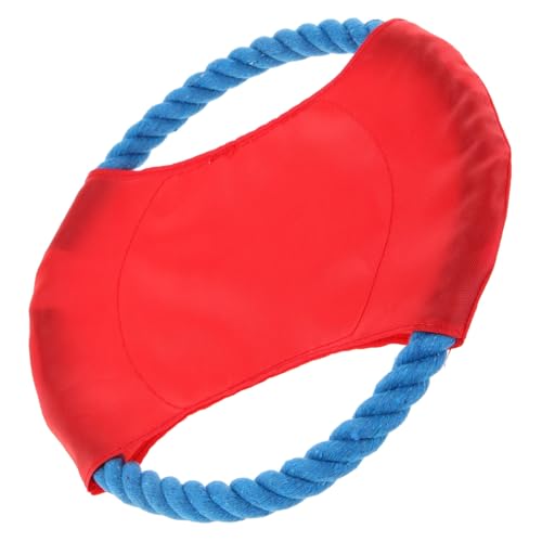 FONDOTIN Bissfester Weicher Pet Flying Disc Robustes Hundespielzeug für Apportiertraining Leichtes Wurfscheibenspielzeug für Retriever Samoyed Farblich Sortiert für Innen Zufällige Farbe von FONDOTIN