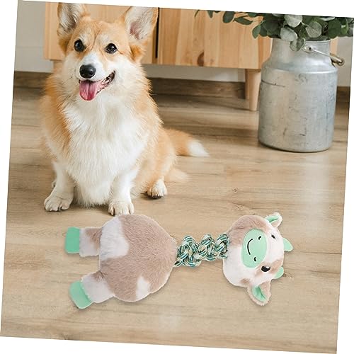 FONDOTIN Bissfestes Hundespielzeug aus Baumwollknoten Langlebig und Zahnreinigend Robustes Kauspielzeug für Welpen und Aggressive Beißer Hilft gegen Möbelzerstörung und Fördert Gesunde von FONDOTIN