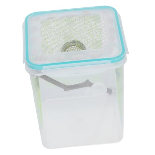FONDOTIN Reptilien Futterbox Tragbarer Terrarium Eimer für Insekten Transparentes Habitat für Mantis Gecko Spinnen Kunststoff Zuchtbox FONDOTIN Reptilien Futterbox Tragbarer Terrarium Eimer für Insekten Transparentes Habitat für Mantis Gecko Spinnen Kunststoff Zuchtbox von FONDOTIN