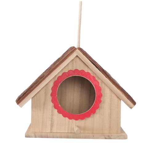 FONDOTIN Dekoratives Vogelhaus Für Den Garten Im Freien Für Sittiche Nistkasten Vogelhaus Aus Holz Winddichtes Design Vogelfutterhaus Für Draußen FONDOTIN Dekoratives Vogelhaus Für Den Garten Im Freien Für Sittiche Nistkasten Vogelhaus Aus Holz Winddichtes Design Vogelfutterhaus Für Draußen von FONDOTIN