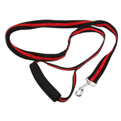 FONDOTIN Reflektierende Hunde-Bungee-Leine bequem zum Spazierengehen Lange Hunde-Trainingsleine rot dehnbar für Outdoor-Aktivitäten FONDOTIN Reflektierende Hunde-Bungee-Leine bequem zum Spazierengehen Lange Hunde-Trainingsleine rot dehnbar für Outdoor-Aktivitäten von FONDOTIN