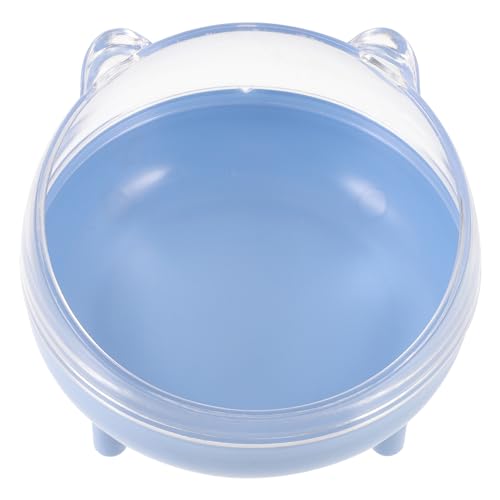 FONDOTIN Hamster Sandbad Container Mit Halbem Deckel Und Transparentem Design Sandbad Für Kleine Haustiere Langlebig Und Leicht Zu Reinigen Für Hamster Und Andere Kleintiere von FONDOTIN