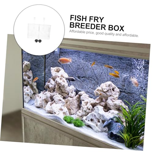 FONDOTIN Doppelstöckige Fischzuchtbox aus Kunststoff mit Abnehmbarem Deckel Hänge Saugnapfhalterung Leichtes Aquarium Inkubator für Fischbrut Sicheres Material für Stabile Wasserqualität FONDOTIN Doppelstöckige Fischzuchtbox aus Kunststoff mit Abnehmbarem Deckel Hänge Saugnapfhalterung Leichtes Aquarium Inkubator für Fischbrut Sicheres Material für Stabile Wasserqualität von FONDOTIN