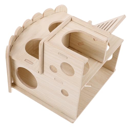 FONDOTIN Doppelstöckiges Hamsterhaus Aus Umweltfreundliches Nagerhaus Für Hamster Als Gemütliches Nest Und Für Kleine Haustiere Ideal Für Käfige Und Hamster Spielplätze FONDOTIN Doppelstöckiges Hamsterhaus Aus Umweltfreundliches Nagerhaus Für Hamster Als Gemütliches Nest Und Für Kleine Haustiere Ideal Für Käfige Und Hamster Spielplätze von FONDOTIN
