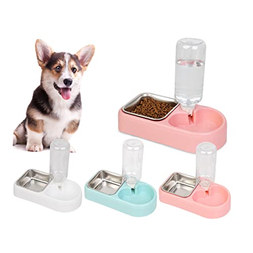FONDOTIN Doppelte Haustier Wasserschale Kreativer Wasserspender Für Hunde Und Katzen Automatischer Trinkspender Ideal Für Haustierbedarf Pet Feeder Und Water Feeder FONDOTIN Doppelte Haustier Wasserschale Kreativer Wasserspender Für Hunde Und Katzen Automatischer Trinkspender Ideal Für Haustierbedarf Pet Feeder Und Water Feeder von FONDOTIN