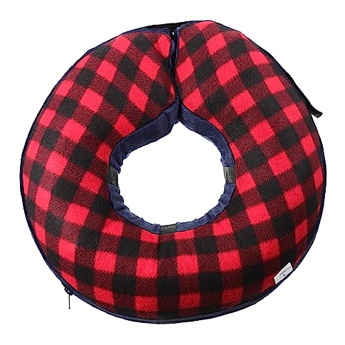FONDOTIN Elisabeth Kragen Halskegel Für Haustiere Donut- Für Hunde Glocke Erholungshalsband Für Kratzer Welpe Aufblasbarer Bergungskragen Haustierkegel Einstellbar PVC FONDOTIN Elisabeth Kragen Halskegel Für Haustiere Donut- Für Hunde Glocke Erholungshalsband Für Kratzer Welpe Aufblasbarer Bergungskragen Haustierkegel Einstellbar PVC von FONDOTIN
