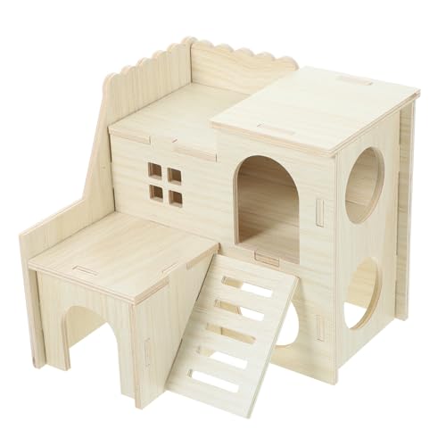 FONDOTIN Entzückendes Rattenversteck Verstecke Hamsterhaus Katzenstall Käfig Reptilienversteck Meerschweinchen Labyrinth Nagetierstreu Hamsterspielzeug Meerschweinchen Ausgestopfter Baum von FONDOTIN