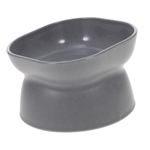 FONDOTIN Erhöhter Katzennapf Mit Schrägem Mund Futter Und Wasserschale Dunkelgrau Rutschfestes Design Für Katzen Und Kleine Haustiere Fütterungsstation FONDOTIN Erhöhter Katzennapf Mit Schrägem Mund Futter Und Wasserschale Dunkelgrau Rutschfestes Design Für Katzen Und Kleine Haustiere Fütterungsstation von FONDOTIN