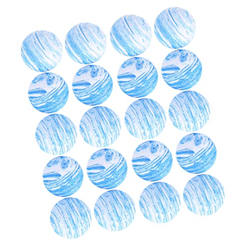FONDOTIN 20stücke Teiliges Eva Katzenball Spielzeug Bouncy Ball Für Interaktive Spiele Lustiges Katzenspielzeug Für Drinnen Und Draußen Blau von FONDOTIN
