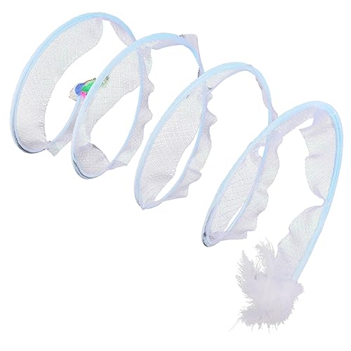 FONDOTIN Faltbarer Katzentunnel Spielzeugkorb für Katzen Interaktives Katzenspielzeug Interactive cat Toy Kitten Katzentunnel für Wohnungskatzen Tunnel für Katze elastisches Netz FONDOTIN Faltbarer Katzentunnel Spielzeugkorb für Katzen Interaktives Katzenspielzeug Interactive cat Toy Kitten Katzentunnel für Wohnungskatzen Tunnel für Katze elastisches Netz von FONDOTIN
