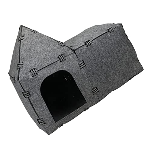 FONDOTIN Katzentunnel Aus Filz Interaktives Spielzeug Für Kleine Haustiere Kreatives Kätzchenhaus Faltbare Spielhöhle Für Drinnen Für Spiel Und Entspannung Mit Bunten Farben Bewegung FONDOTIN Katzentunnel Aus Filz Interaktives Spielzeug Für Kleine Haustiere Kreatives Kätzchenhaus Faltbare Spielhöhle Für Drinnen Für Spiel Und Entspannung Mit Bunten Farben Bewegung von FONDOTIN