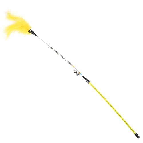 FONDOTIN Lustiger Katzen-Teaser-Stick Für Katzen Und Kätzchen Interaktives Katzenspielzeug Für Katzen Zufällige Farbe FONDOTIN Lustiger Katzen-Teaser-Stick Für Katzen Und Kätzchen Interaktives Katzenspielzeug Für Katzen Zufällige Farbe von FONDOTIN