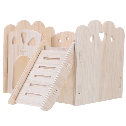 FONDOTIN Meerschweinchen Häuser Einstreu Hamster Holzspielplatz Für Hamster DIY Labyrinth Aus Massivem Gemütliches Nest Für Kleintiere Ideal Für Hamster Und Meerschweinchen Artgerechter Rückzugsort FONDOTIN Meerschweinchen Häuser Einstreu Hamster Holzspielplatz Für Hamster DIY Labyrinth Aus Massivem Gemütliches Nest Für Kleintiere Ideal Für Hamster Und Meerschweinchen Artgerechter Rückzugsort von FONDOTIN