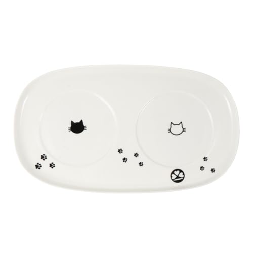 FONDOTIN Fütterung schüssel Tablett Wasser klein Hund Futterspender drinnen pet Food Container Dog Bowl Haustierfuttertablett cat Bowls Katzennapf Katzenbedarf Keramikschale für Katzen FONDOTIN Fütterung schüssel Tablett Wasser klein Hund Futterspender drinnen pet Food Container Dog Bowl Haustierfuttertablett cat Bowls Katzennapf Katzenbedarf Keramikschale für Katzen von FONDOTIN