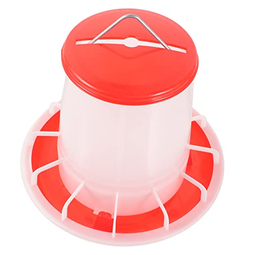 FONDOTIN Futtereimer für Hühner meerschweinchen wasserflasche Küken füttern Chicken Feeder Geflügelzubehör langlebiger Futterspender für Küken langlebiger Futterautomat Plastik von FONDOTIN