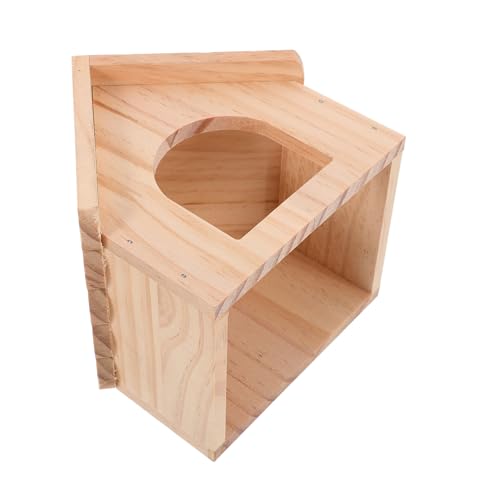 FONDOTIN Holz-Haus Für Meerschweinchen Und Hamster Versteck Mit Futter Und Trinkplattform Kleintier-Hideout Aus Hochwertigem Holz Für Haustiere FONDOTIN Holz-Haus Für Meerschweinchen Und Hamster Versteck Mit Futter Und Trinkplattform Kleintier-Hideout Aus Hochwertigem Holz Für Haustiere von FONDOTIN