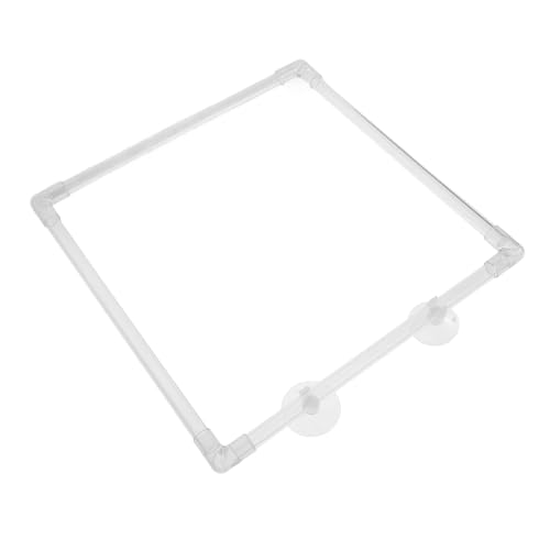 FONDOTIN Futterspender Für Aquarien Betta Futterring Futterkreise Aquarium Betta Fisch Futterring Fischfutterring Garnelentank Zubehör Betta Fisch Zubehör Transparentes Acryl von FONDOTIN