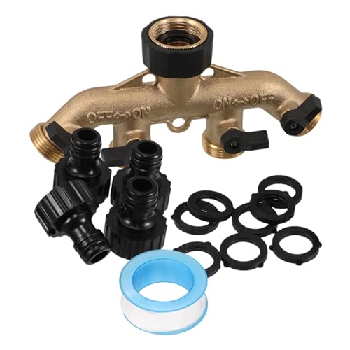 FONDOTIN Garten Schlauchverteiler 4 Wege Hochwertiger Wasserhahn Adapter Für Gartenbewässerung Schlauchanschluss Garten Gartenhose Teile Outdoor Schlauchverbindung FONDOTIN Garten Schlauchverteiler 4 Wege Hochwertiger Wasserhahn Adapter Für Gartenbewässerung Schlauchanschluss Garten Gartenhose Teile Outdoor Schlauchverbindung von FONDOTIN