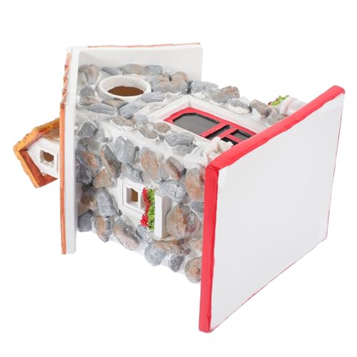 FONDOTIN Resin Vogelhaus Robuster Hängendes Vogelnest Für Garten Und Terrasse Dekoratives Vogelhaus Stein Für Einen Einladenden Außenbereich von FONDOTIN