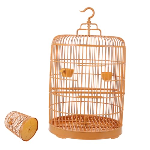 FONDOTIN Vogelkäfig Zum Aufhängen Kunststoff-haustierkäfig Für Papageien Finken Großer Käfig-Ornament Sicherheitstür Für Kleintiere von FONDOTIN