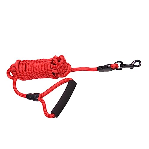 FONDOTIN Hundeleine mit bequemem Griff 10 Zoll Rot strapazierfähige Leine für Training Wandern Outdoor FONDOTIN Hundeleine mit bequemem Griff 10 Zoll Rot strapazierfähige Leine für Training Wandern Outdoor von FONDOTIN