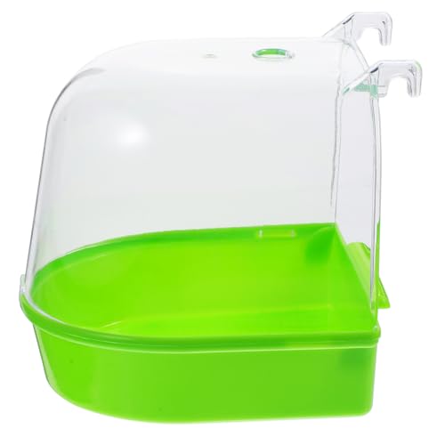 FONDOTIN Papageienbadewanne Vogelbad für Käfig grün abgedeckte Vogelbadlöcher für Kanarienvögel Vögel FONDOTIN Papageienbadewanne Vogelbad für Käfig grün abgedeckte Vogelbadlöcher für Kanarienvögel Vögel von FONDOTIN