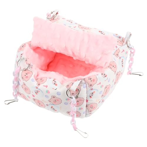 FONDOTIN Eichhörnchen Schlaf Nest Meerschweinchen Bett Komfortable Ruheplatz Haustier Käfig Hängematte Gemütliches Bett FONDOTIN Eichhörnchen Schlaf Nest Meerschweinchen Bett Komfortable Ruheplatz Haustier Käfig Hängematte Gemütliches Bett von FONDOTIN