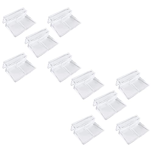 FONDOTIN Halterung für Aquarien Aquarium-Clips Bausatz Pumpe Inhaber Gestell Aquarium Abdeckung Halterung Aquarienhalterung Aquarienunterstützung Aquarienversorgung Fisch Tank Rack Acryl von FONDOTIN
