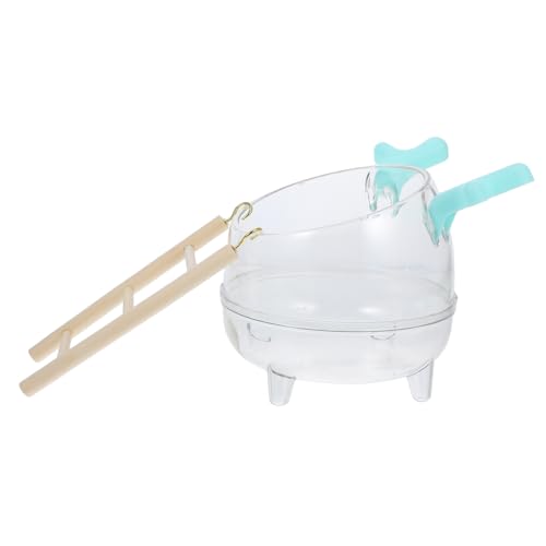 FONDOTIN Hamster Badezimmer Sand Badewanne Set Leiter Chinchilla Reinigung Kit Haustier Toilette FONDOTIN Hamster Badezimmer Sand Badewanne Set Leiter Chinchilla Reinigung Kit Haustier Toilette von FONDOTIN