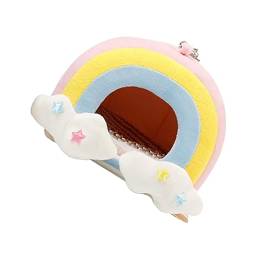 FONDOTIN Hamster Hängematte Aus Warmes Und Gemütliches Nest Für Meerschweinchen Ratten Und Kuschelhöhle Für Kleine Haustiere Komfortables Und Sicheres von FONDOTIN