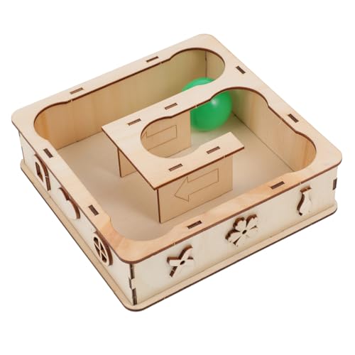 FONDOTIN Haustier-Agility-Spielzeug aus Holz Labyrinth Übungstunnel für Haustierkäfig-Spielzeug FONDOTIN Haustier-Agility-Spielzeug aus Holz Labyrinth Übungstunnel für Haustierkäfig-Spielzeug von FONDOTIN