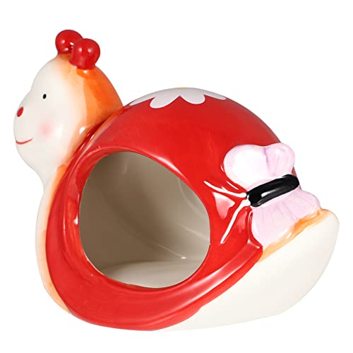 FONDOTIN Hamster Kühlnest Aus Keramik Süßes Cartoon-Haus Für Meerschweinchen Und Kleintiere Für Erholsamen Schlaf Und Tägliche Aktivitäten Pflegeleicht Und Langlebig FONDOTIN Hamster Kühlnest Aus Keramik Süßes Cartoon-Haus Für Meerschweinchen Und Kleintiere Für Erholsamen Schlaf Und Tägliche Aktivitäten Pflegeleicht Und Langlebig von FONDOTIN
