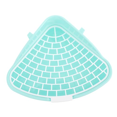 FONDOTIN Hamster Toilette kaninchentoilette kaninchenklo Bunny Clean-Ausrüstung Hasen-Töpfchentablett für den Innenbereich Wurf kleine Haustierkäfigversorgung Hasenkäfig Toilette Plastik von FONDOTIN