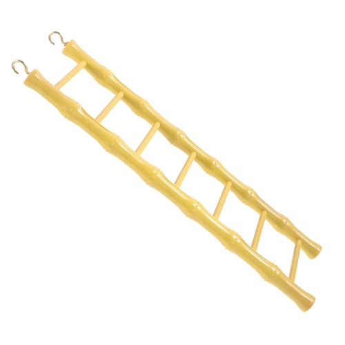 FONDOTIN Hamster Vogelkletterleiter Hängespielzeug für Kleintiere Nagerleiter Trainingsleiter für Wellensittich Nymphensittich Papagei Käfigzubehör von FONDOTIN