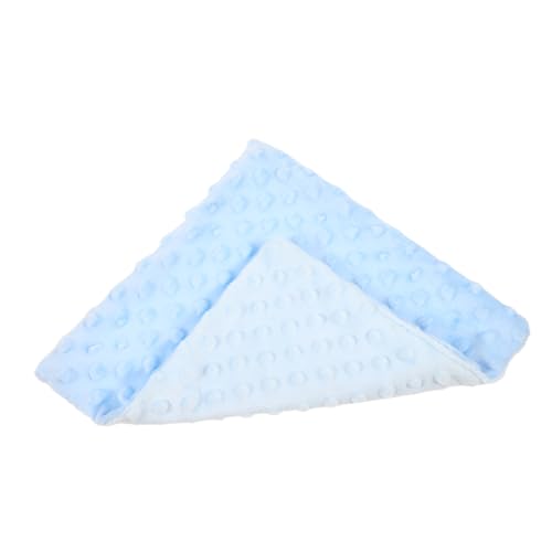 FONDOTIN Hamster warme Decke Schwein Haustier Kaninchendecke Kanincheneinstreu für Innenkaninchen Handtücher für kleine Tiere Futter für Kaninchenkäfige Mütze Sky-Blue von FONDOTIN
