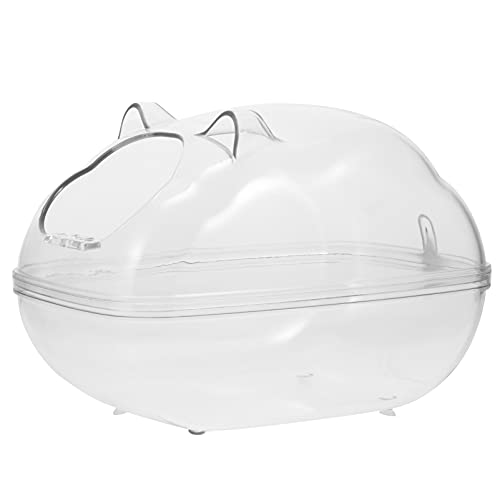 FONDOTIN Hamsterbad Hamster Toilette Hase Käfige Für Meerschweinchen Hamstersand Klobürste Igel Katzentoilette Haustier Hamsterkäfige Hunde-PIPI-Pads Hundetunnel Zwinger Plastik Transparent FONDOTIN Hamsterbad Hamster Toilette Hase Käfige Für Meerschweinchen Hamstersand Klobürste Igel Katzentoilette Haustier Hamsterkäfige Hunde-PIPI-Pads Hundetunnel Zwinger Plastik Transparent von FONDOTIN