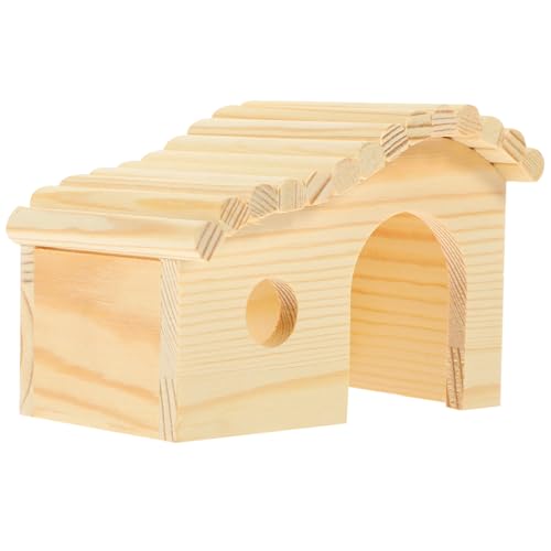 FONDOTIN Dwarf Hamster Haus Holzversteck Für Zwerghamster Mäuse Hamster Und Meerschweinchen Sicheres Und Leicht Zusammenzubauendes Nest Aus Hochwertigem Naturholz Fördert Nestverhalten FONDOTIN Dwarf Hamster Haus Holzversteck Für Zwerghamster Mäuse Hamster Und Meerschweinchen Sicheres Und Leicht Zusammenzubauendes Nest Aus Hochwertigem Naturholz Fördert Nestverhalten von FONDOTIN