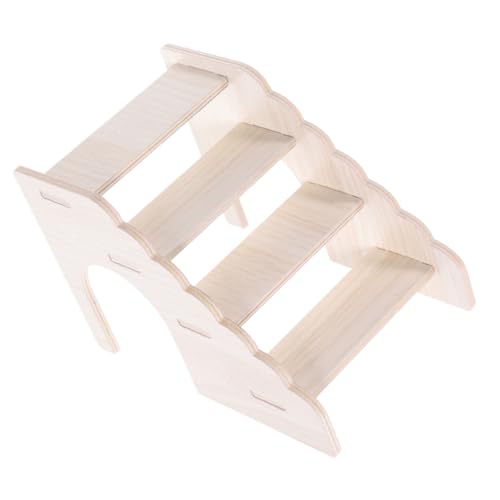 FONDOTIN Hamster Holzleiter Spielzeug Für Kleintiere Sichere Kletterplattform Für Hamster Gerbils Und Mäuse Für Käfige Und Spielumgebungen Langlebig Und Robust FONDOTIN Hamster Holzleiter Spielzeug Für Kleintiere Sichere Kletterplattform Für Hamster Gerbils Und Mäuse Für Käfige Und Spielumgebungen Langlebig Und Robust von FONDOTIN