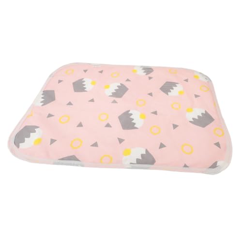 FONDOTIN Hamsterkäfigunterlage Waschbare Käfig Einlage Kleintier Urinmatte Bettwäsche aus Meerschweinchen-Fleece Wurf Trainingspads für Hamster Futter für Meerschweinchenkäfige Eva Rosa von FONDOTIN