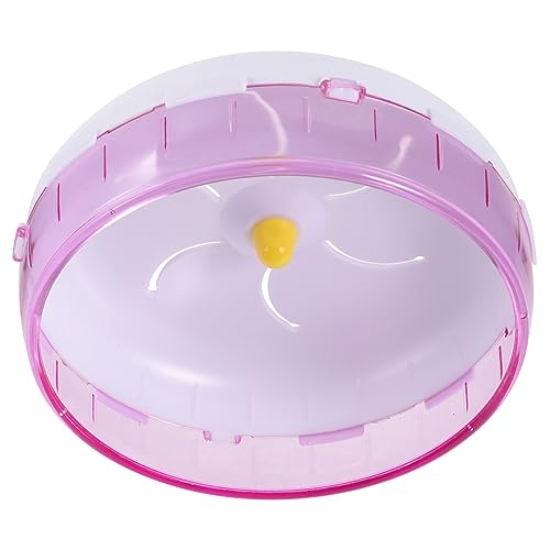 FONDOTIN Hamsterlaufrad Pinkes Hamsterzubehör Für Kleine Haustiere Für Fördert Bewegung Und Spielspaß Geräuscharm Und Sicher von FONDOTIN