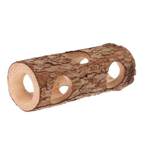 FONDOTIN Hamstertunnel aus Echtem Holz Kleiner Nager Spielplatz Versteck und Schlafhöhle für Hamster Ratten und Kleine Kleintiere Sicherer Rückzugsort für Nagetiere im Terrarium FONDOTIN Hamstertunnel aus Echtem Holz Kleiner Nager Spielplatz Versteck und Schlafhöhle für Hamster Ratten und Kleine Kleintiere Sicherer Rückzugsort für Nagetiere im Terrarium von FONDOTIN