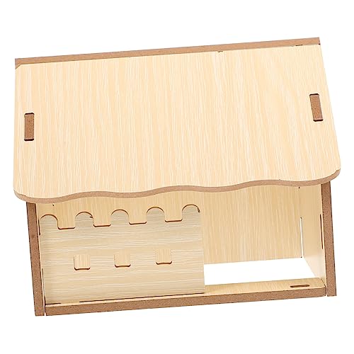 FONDOTIN Holz Multi-Funktion Hamster Bett Spielzeug Für Haustiere Meerschweinchen Versteck Einfach Montage Nest von FONDOTIN